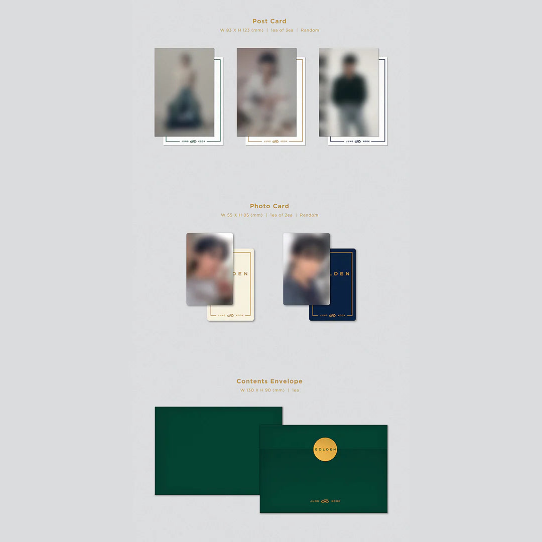 JUNGKOOK (BTS) 1st Album 'GOLDEN' (Weverse Albums ver.)