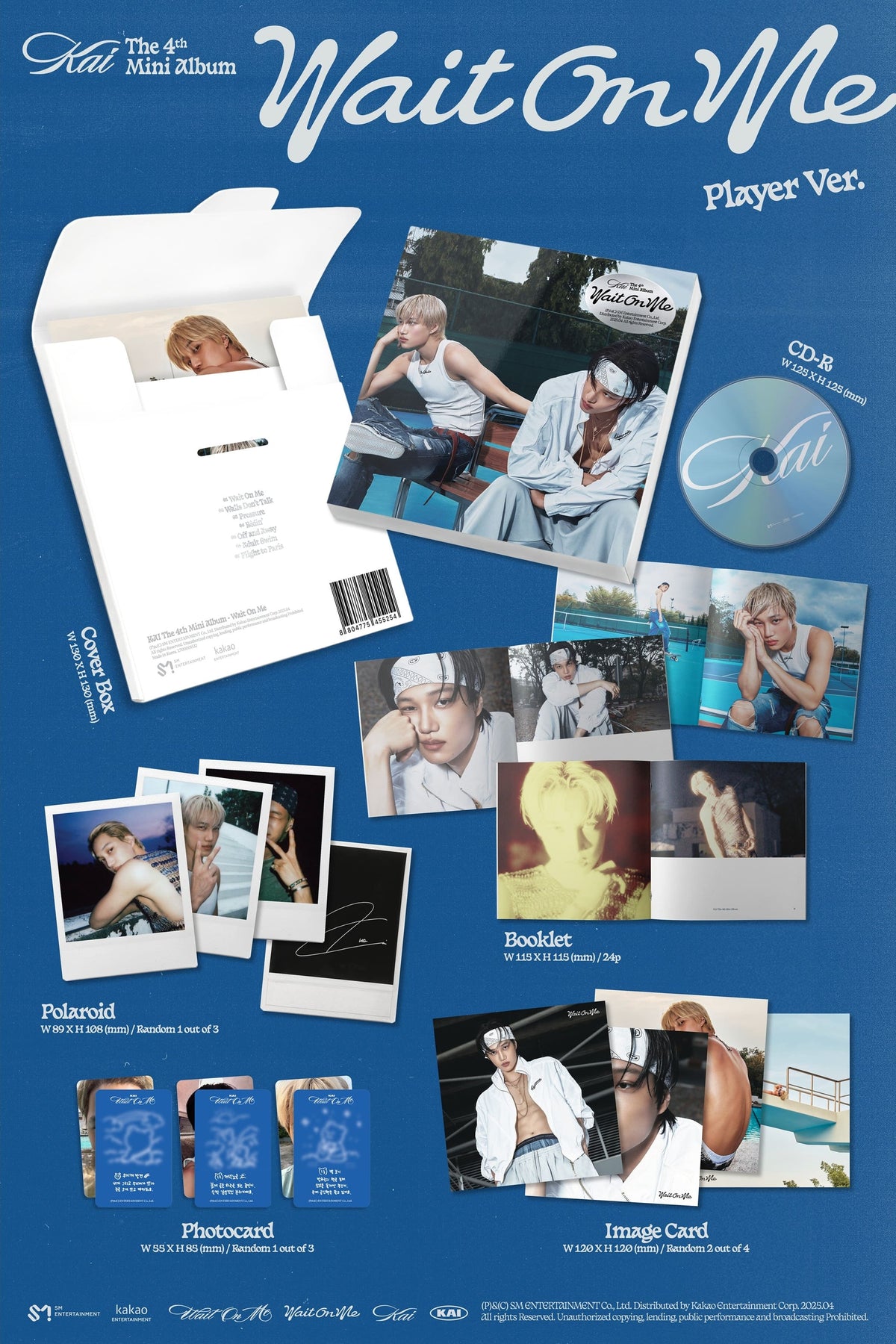 KAI 4th Mini Album 'Wait On Me' (Player Ver.)