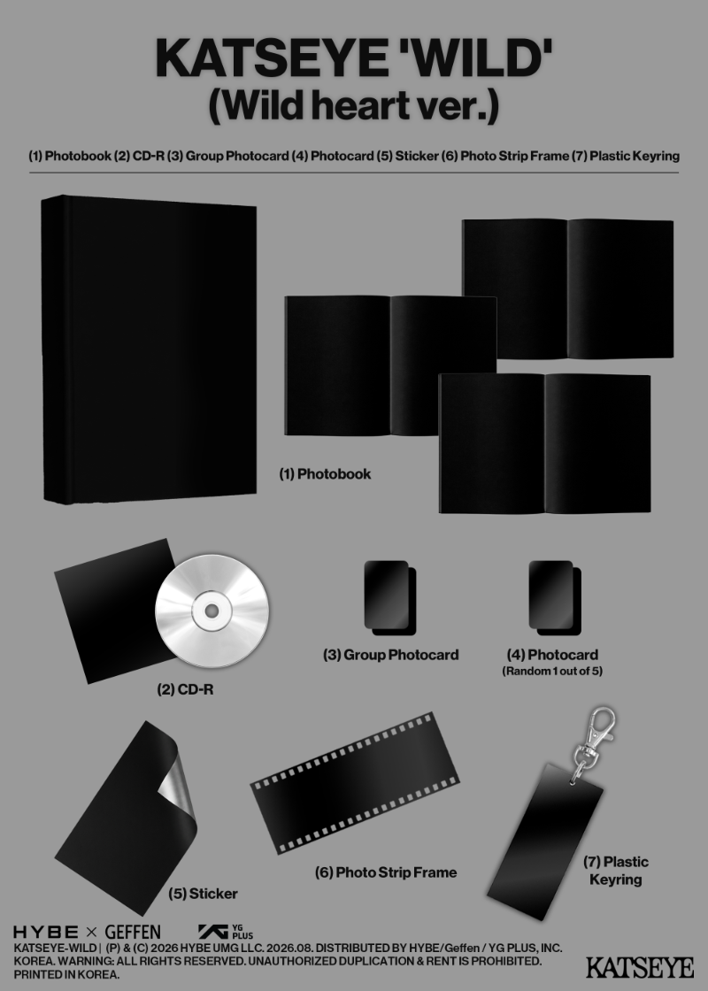 [PREORDER] KATSEYE 3rd MIni Album 'WILD'