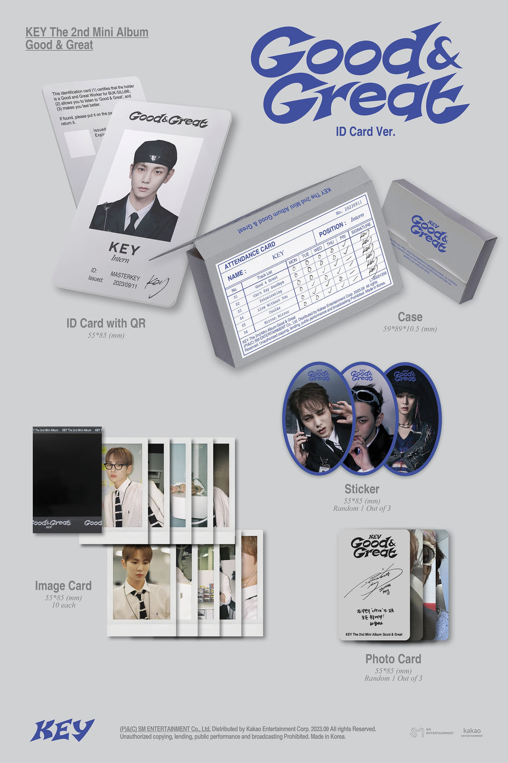KEY (SHINee) 2nd Mini Album 'Good & Great' (QR Ver.)