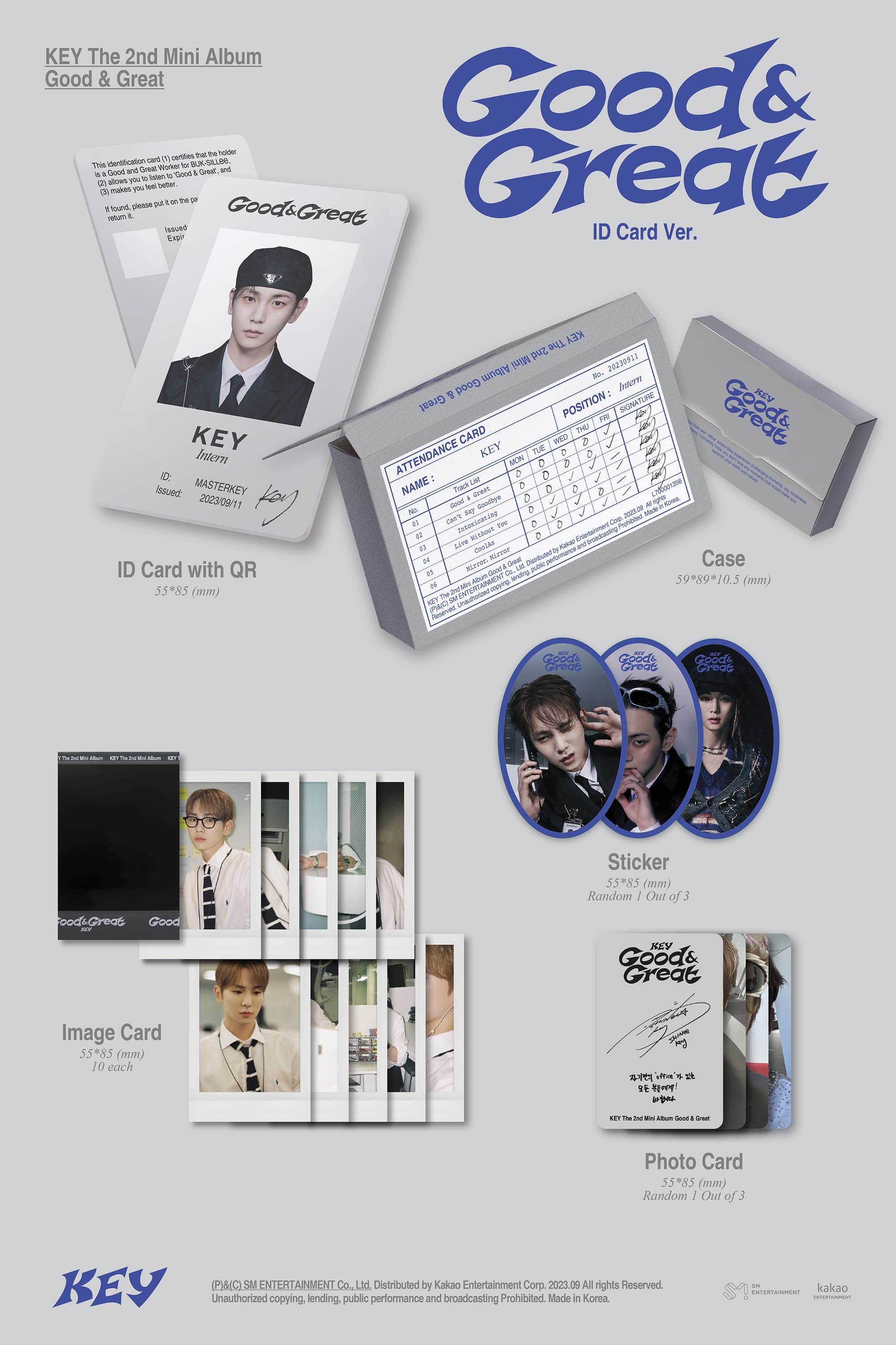 KEY (SHINee) 2nd Mini Album 'Good & Great' (QR Ver.)