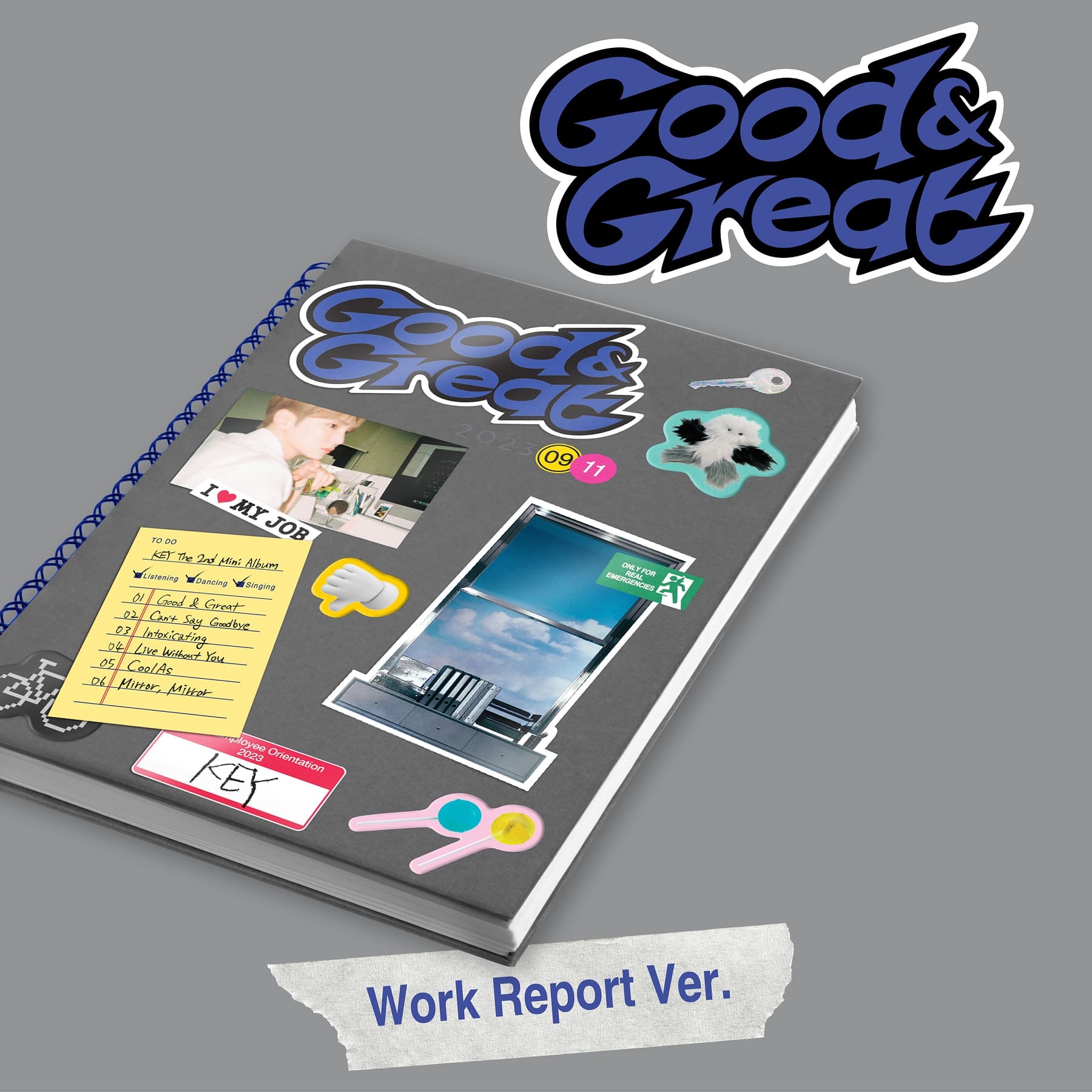 KEY (SHINee) 2nd Mini Album 'Good & Great' (Work Report Ver.)