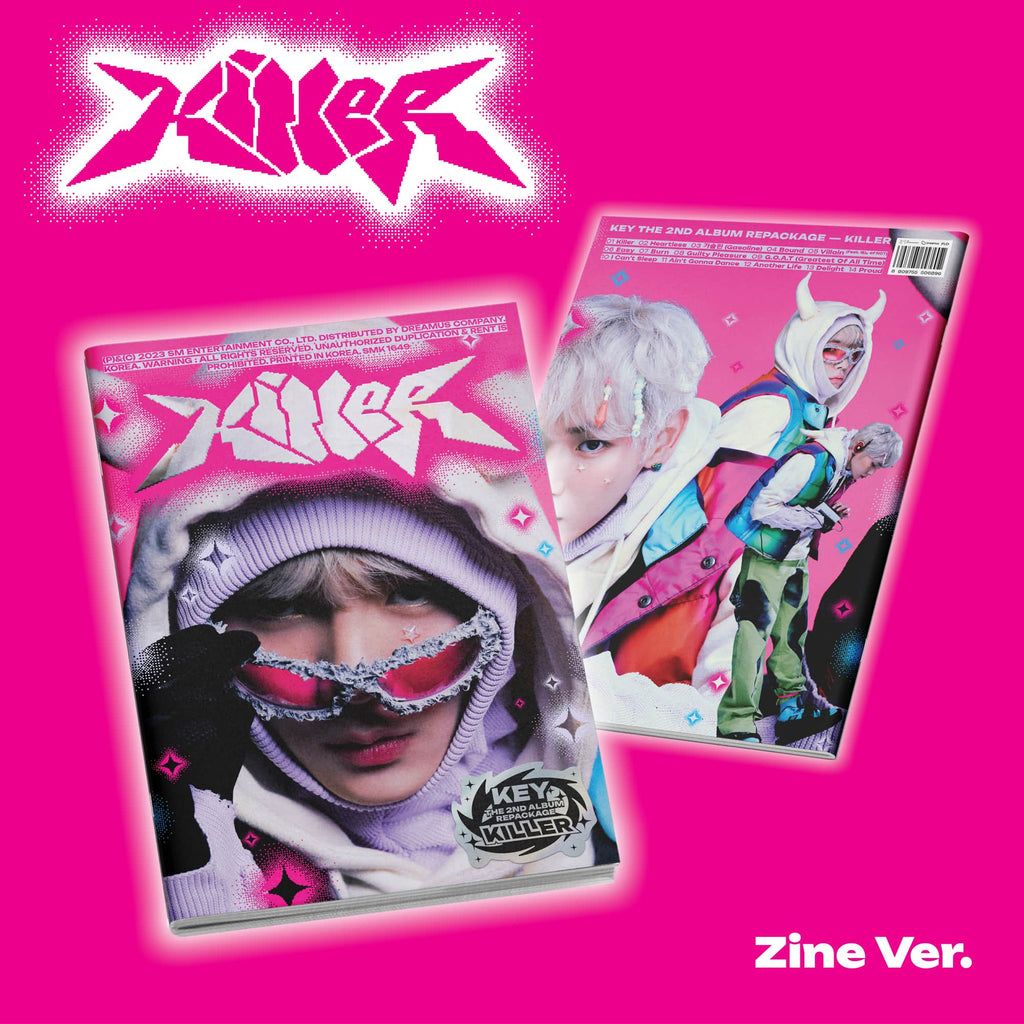 KEY (SHINee) 2nd Album Repackage 'Killer' (Zine Ver.)