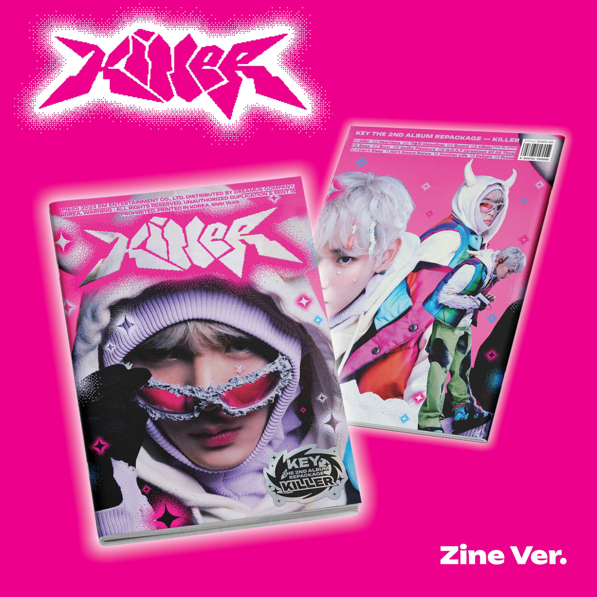 KEY (SHINee) 2nd Album Repackage 'Killer' (Zine Ver.)
