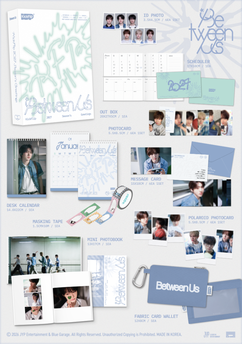 [PREORDER] KickFlip 2027 Season's Greetings 'Between Us'