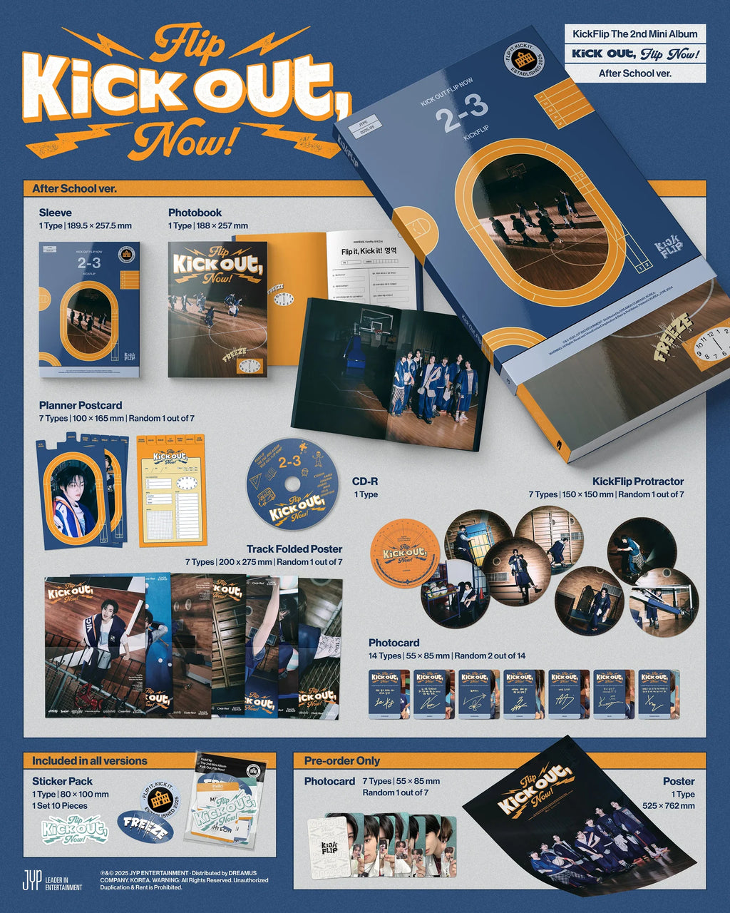 KickFlip 2nd Mini Album 'Kick Out, Flip Now!'