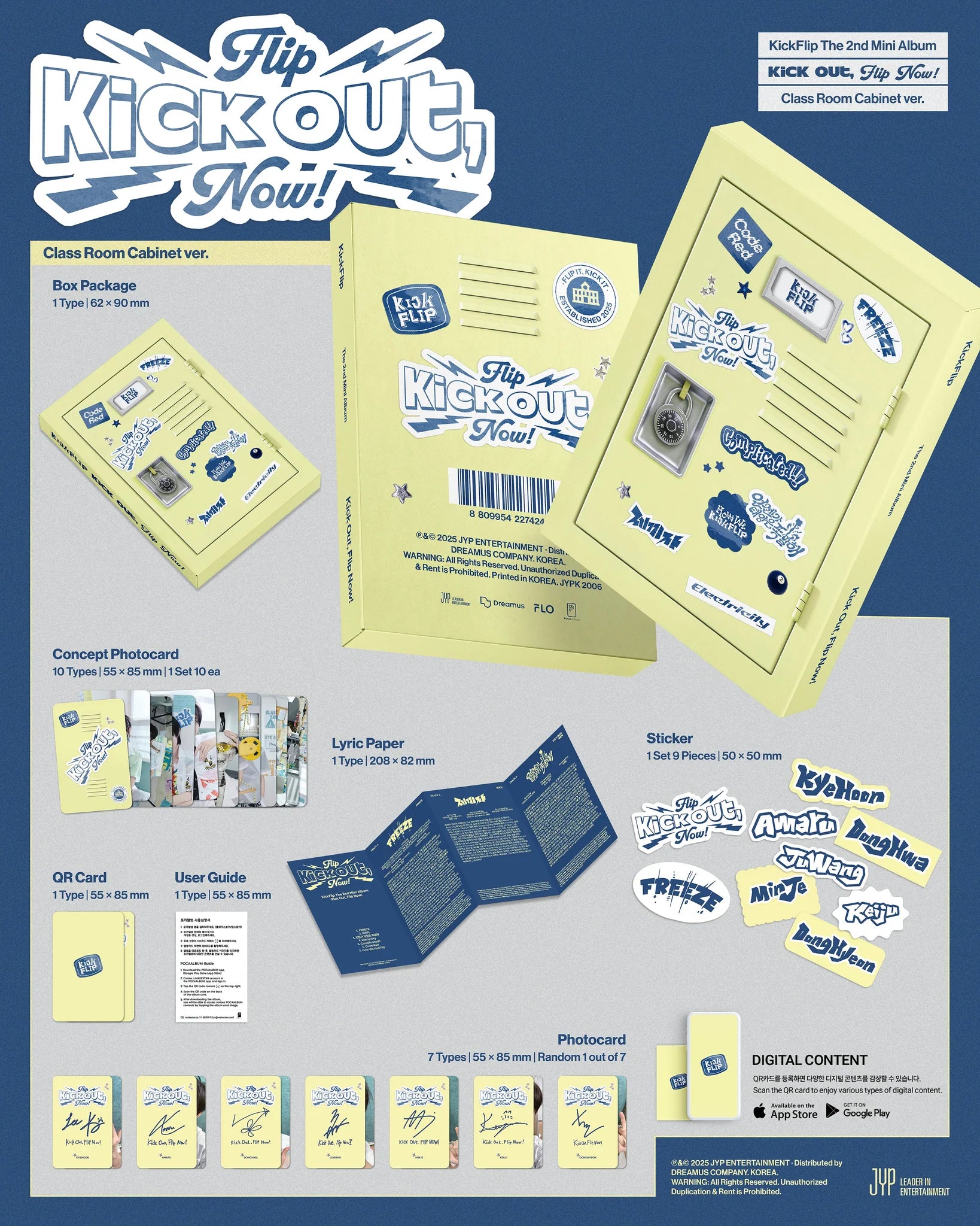 KickFlip 2nd Mini Album 'Kick Out, Flip Now!' (Platform Ver.)