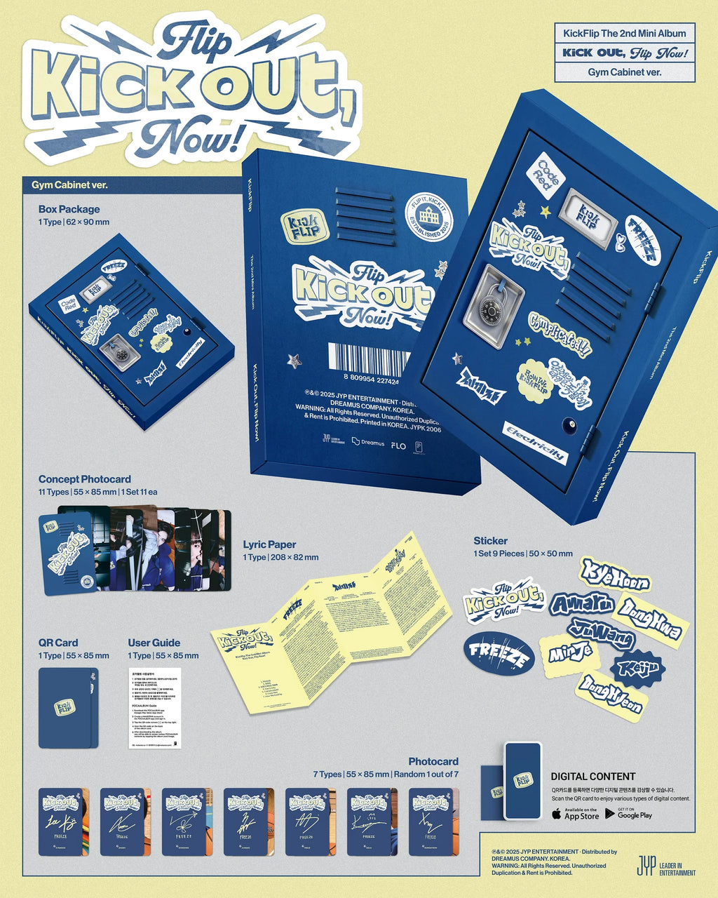 KickFlip 2nd Mini Album 'Kick Out, Flip Now!' (Platform Ver.)