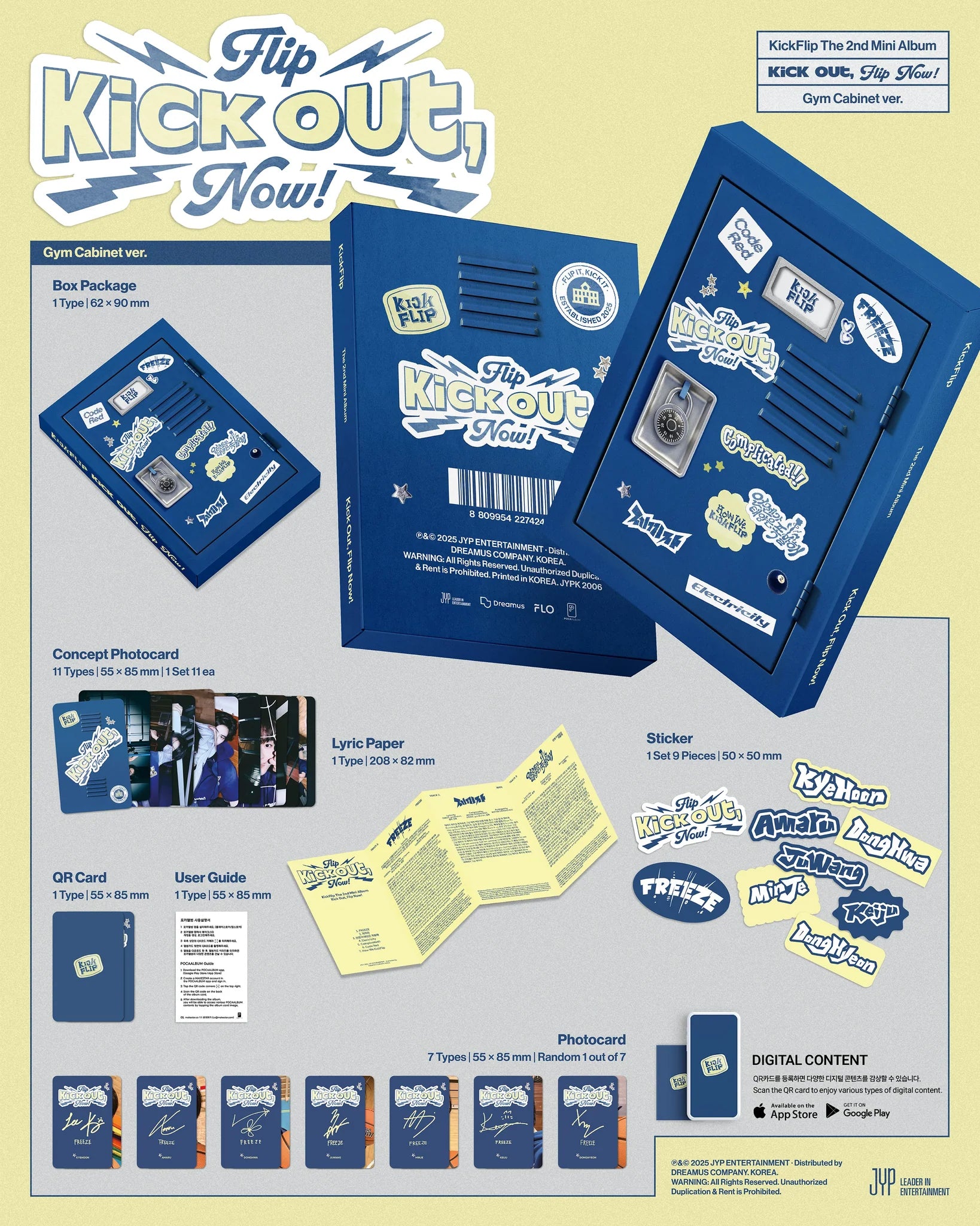 KickFlip 2nd Mini Album 'Kick Out, Flip Now!' (Platform Ver.)