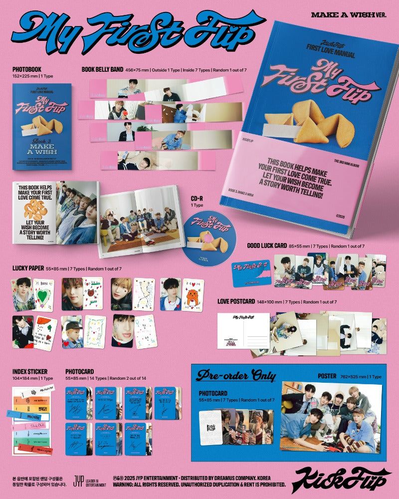 KickFlip 3rd Mini Album 'My First Flip'