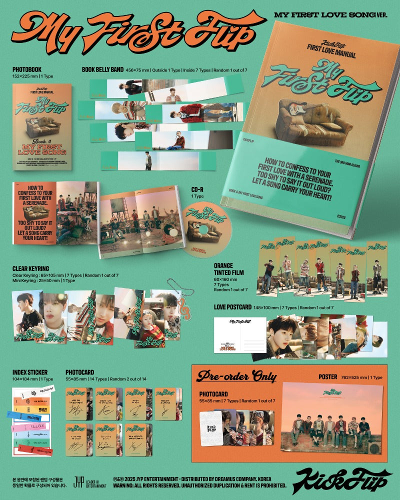 KickFlip 3rd Mini Album 'My First Flip'