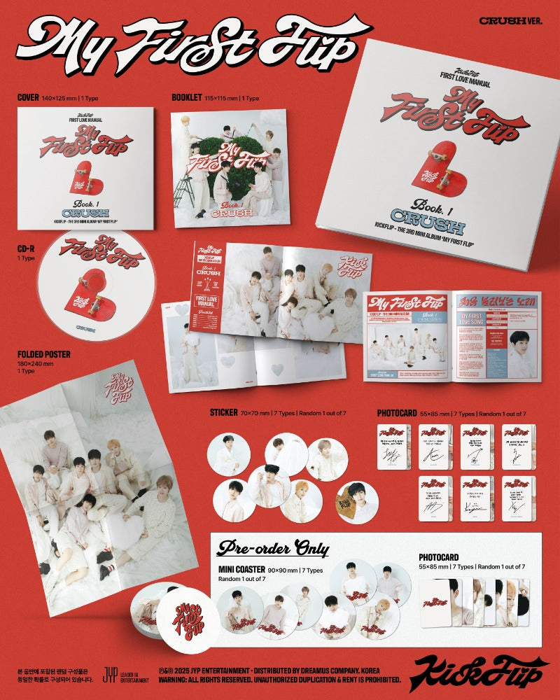 KickFlip 3rd Mini Album 'My First Flip' (Digipack)