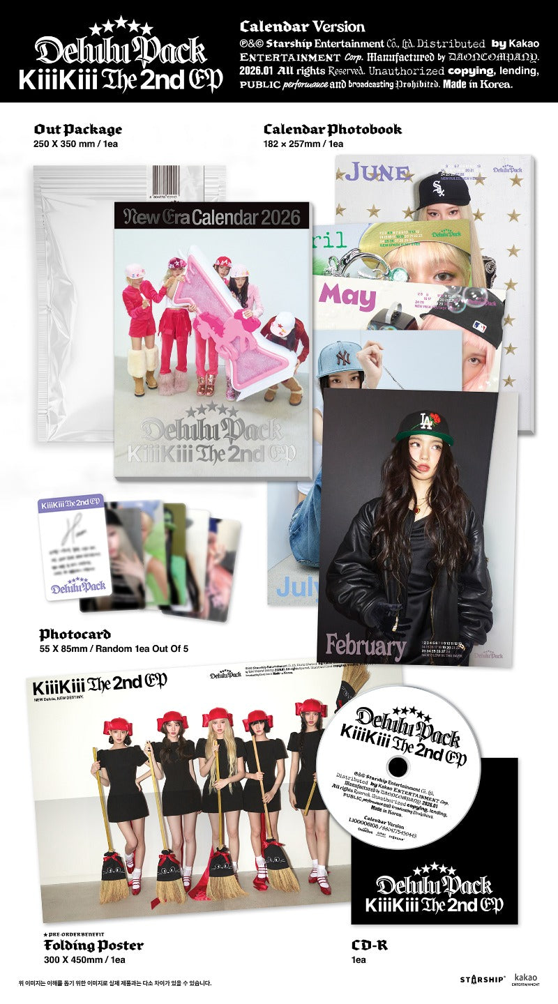 KiiiKiii The 2nd Mini Album 'Delulu Pack'