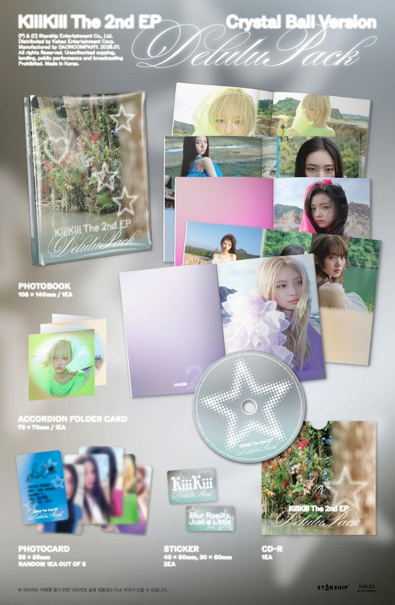 KiiiKiii The 2nd Mini Album 'Delulu Pack'