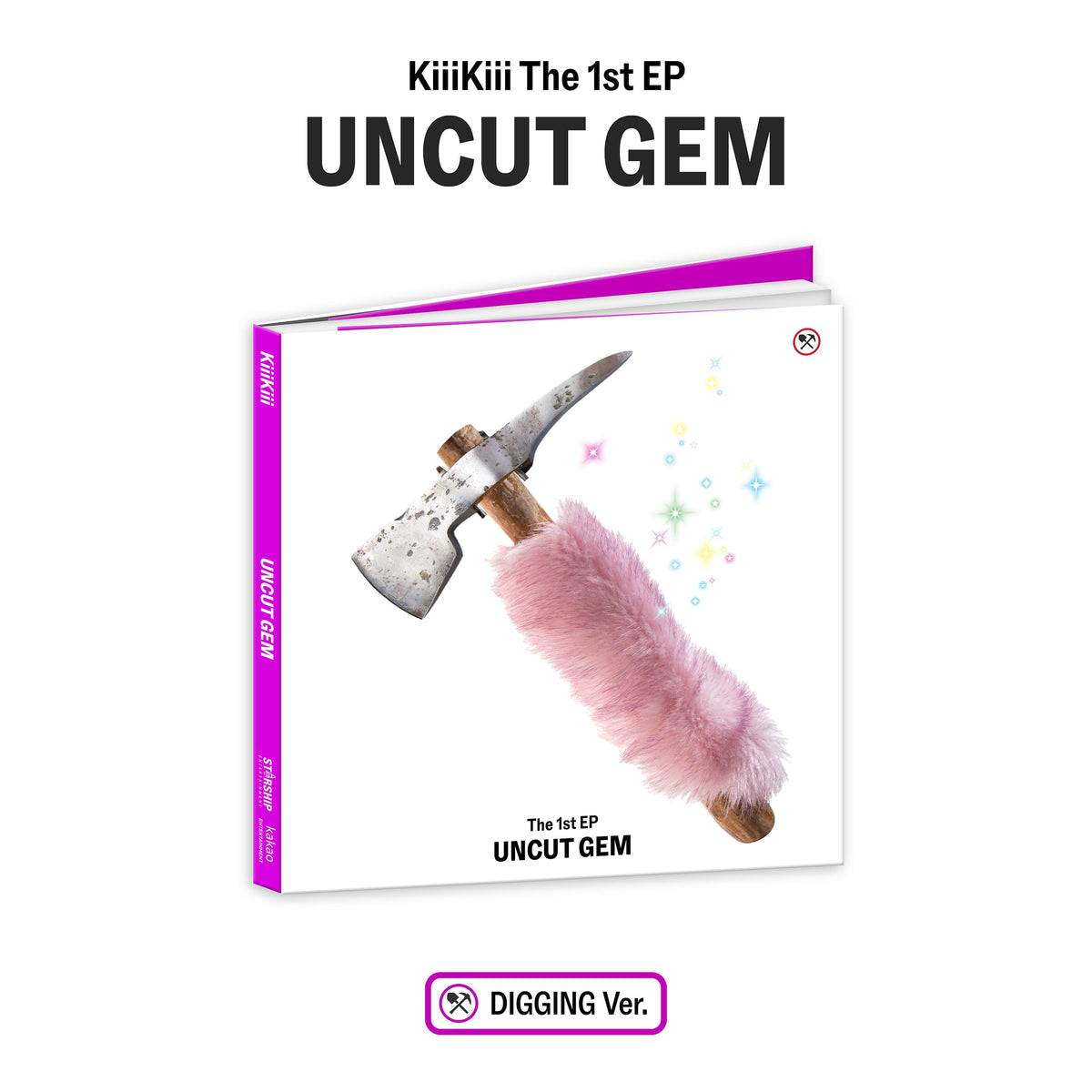 KiiiKiii The 1st Mini Album 'UNCUT GEM' (DIGGING Ver.)