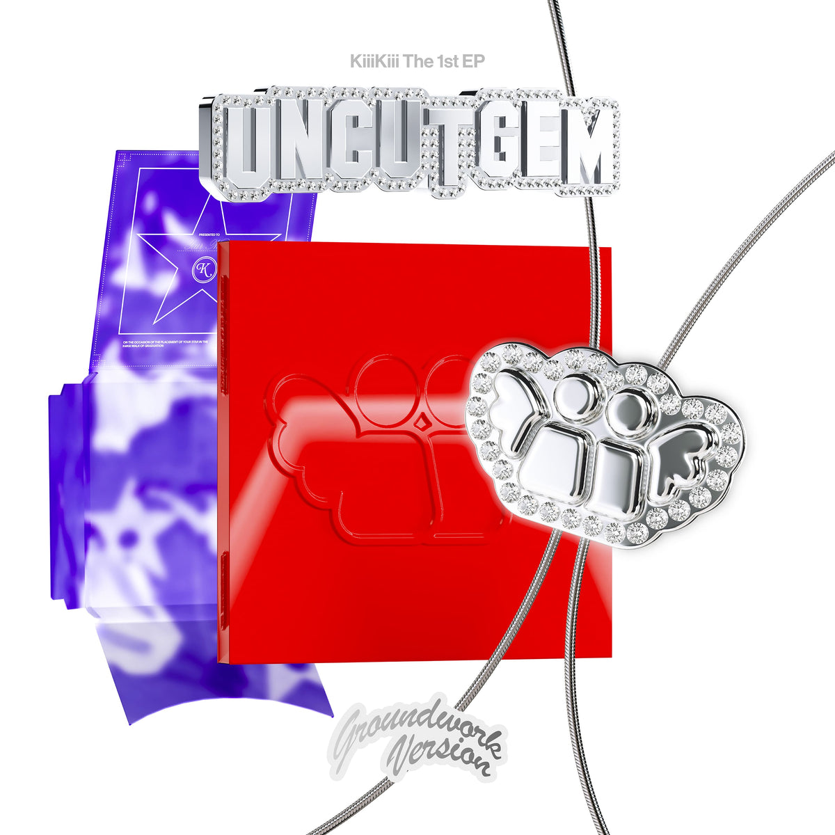 KiiiKiii The 1st Mini Album 'UNCUT GEM' (GROUNDWORK Ver.) (Limited)