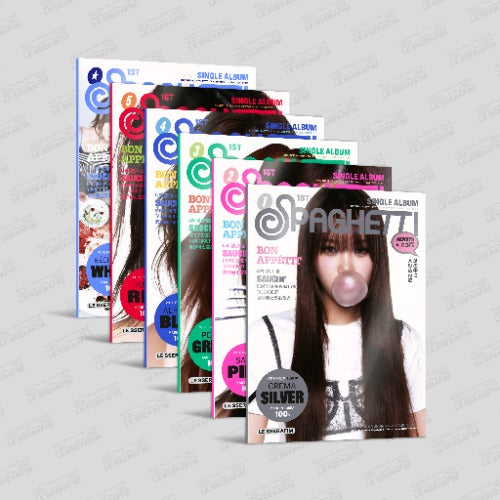 LE SSERAFIM 1st Single Album 'SPAGHETTI' (Compact Ver.)