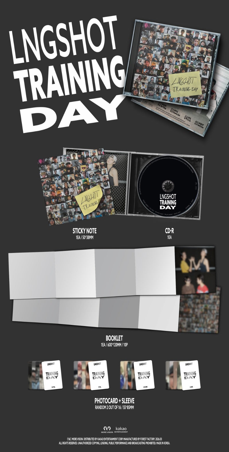 LNGSHOT 1st EP 'Training Day'