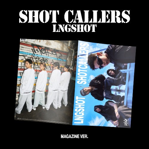 LNGSHOT 1st Mini Album 'SHOT CALLERS' (Magazine Ver.)
