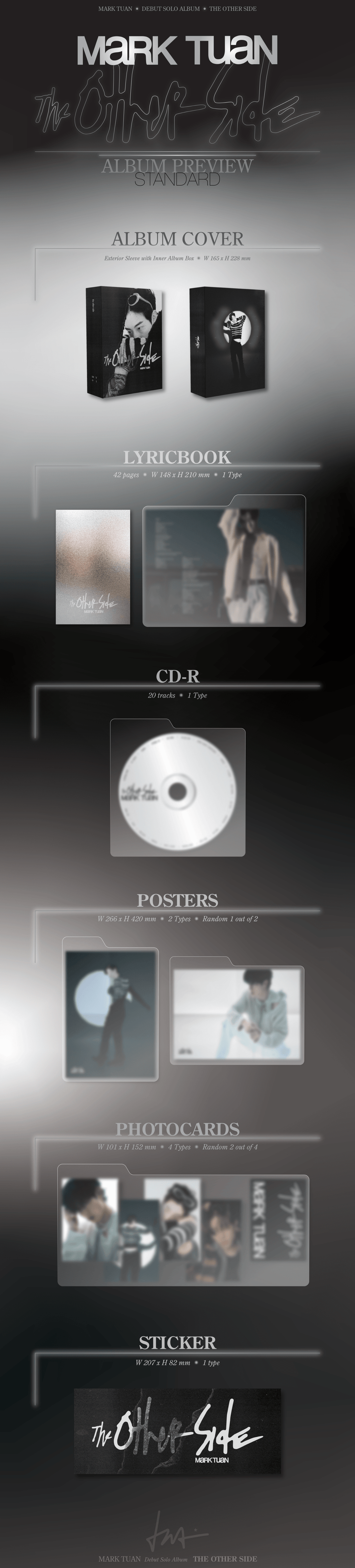 Mark Tuan Debut Album 'the other side'
