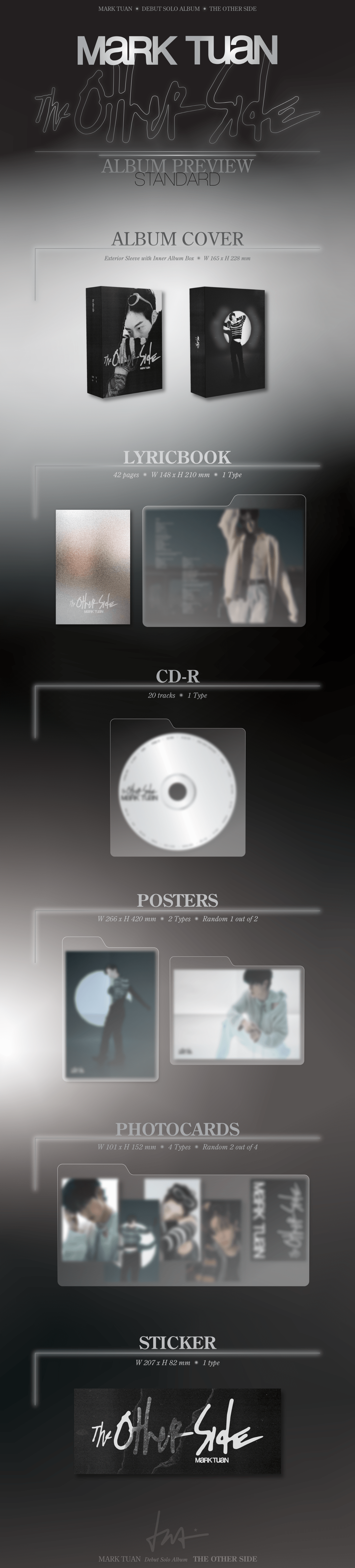 Mark Tuan Debut Album 'the other side'
