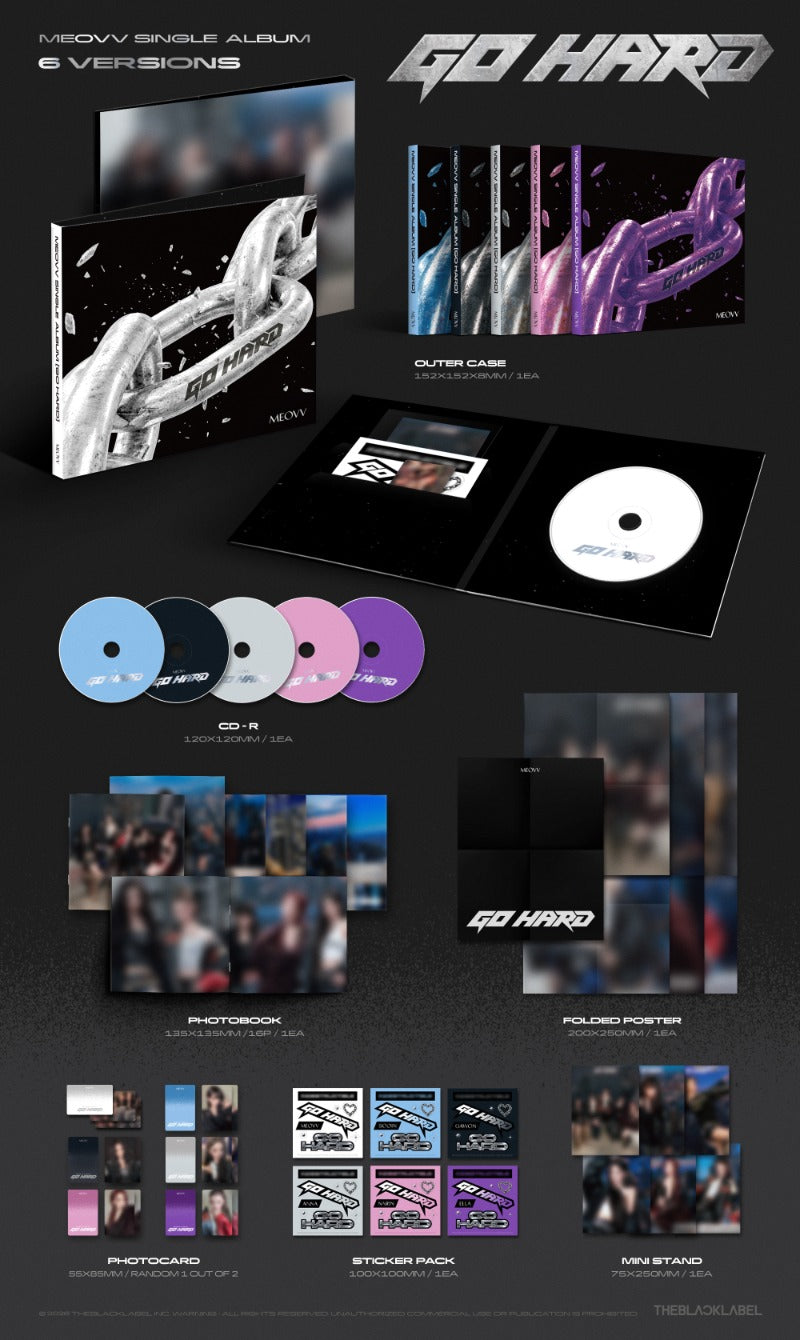 [PREORDER] MEOVV Single Album 'GO HARD'