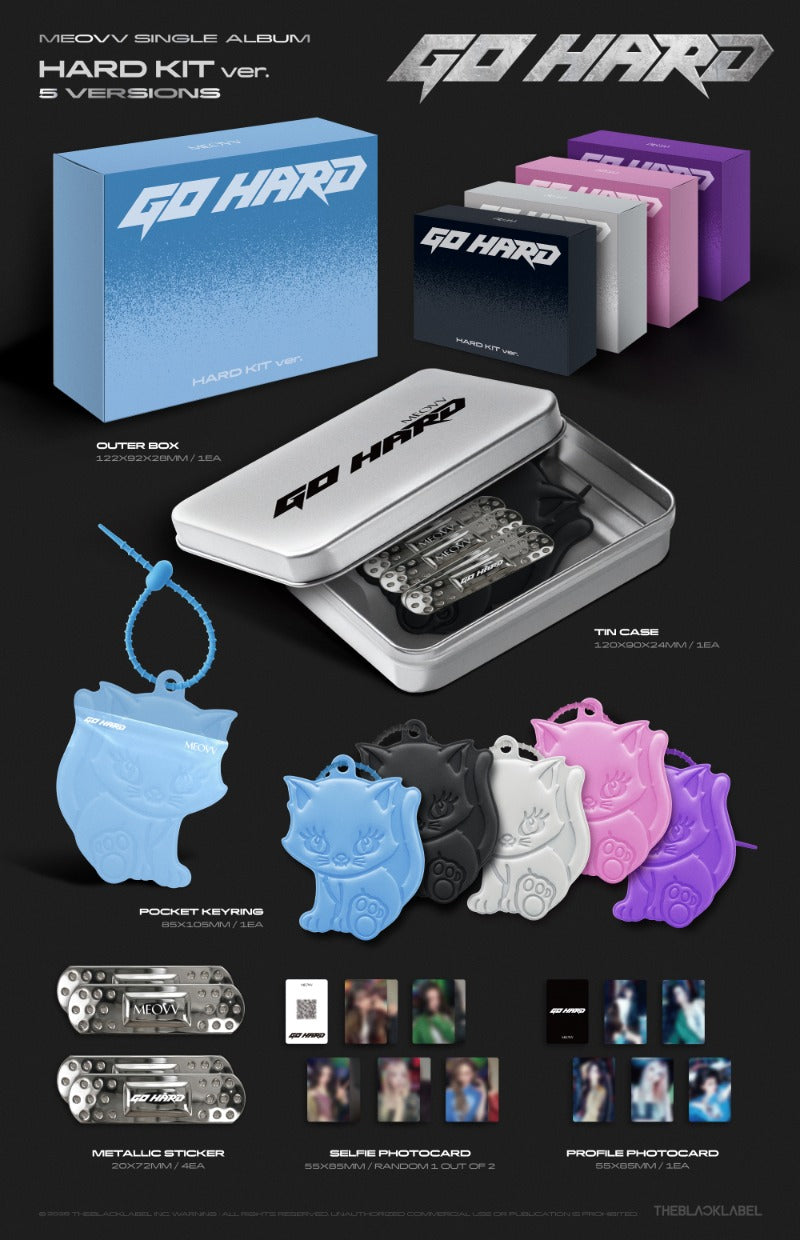 [PREORDER] MEOVV Single Album 'GO HARD' (HARD KIT ver.)