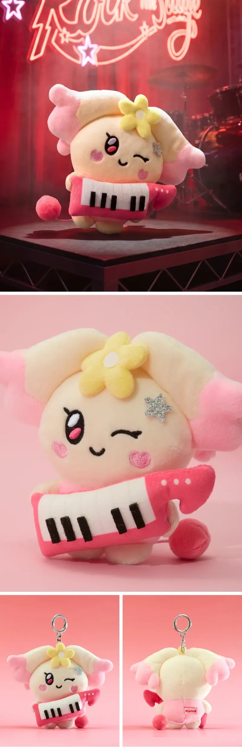 [PREORDER] ATEEZ MD 'MIGHTEEZ Rock The Stage' (Plush Keyring - ROCKSTAR)