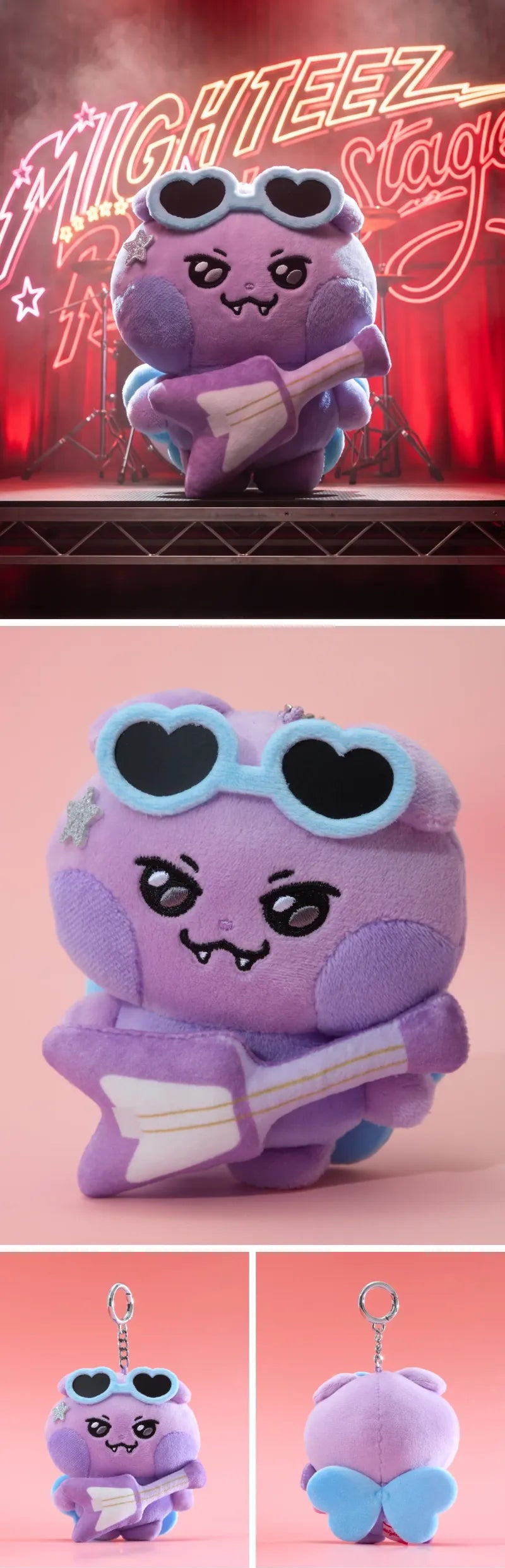 [PREORDER] ATEEZ MD 'MIGHTEEZ Rock The Stage' (Plush Keyring - ROCKSTAR)