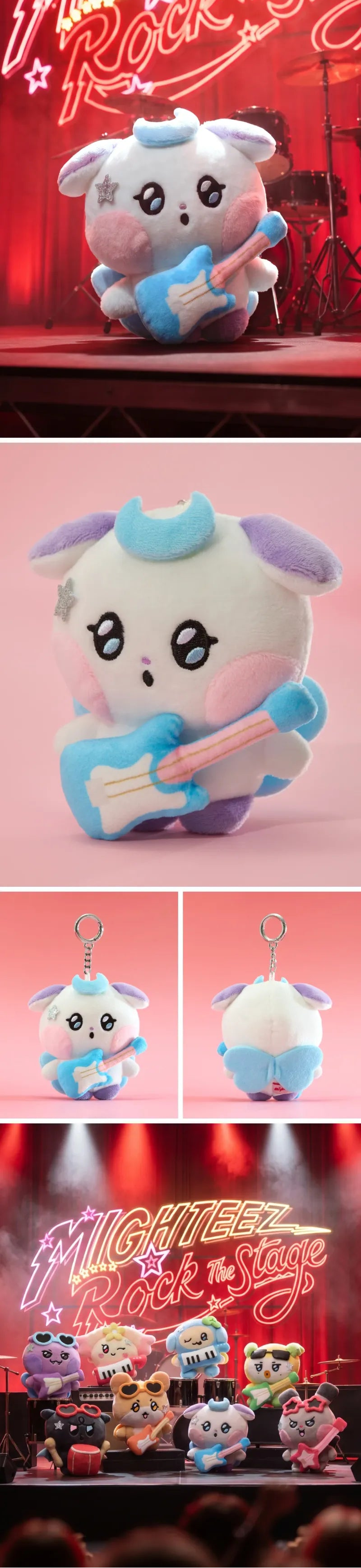 [PREORDER] ATEEZ MD 'MIGHTEEZ Rock The Stage' (Plush Keyring - ROCKSTAR)