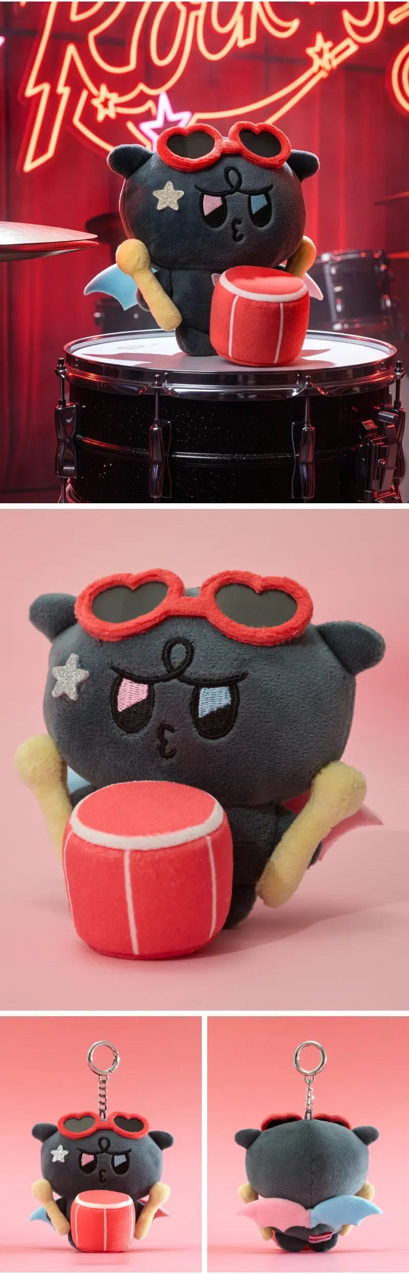 [PREORDER] ATEEZ MD 'MIGHTEEZ Rock The Stage' (Plush Keyring - ROCKSTAR)
