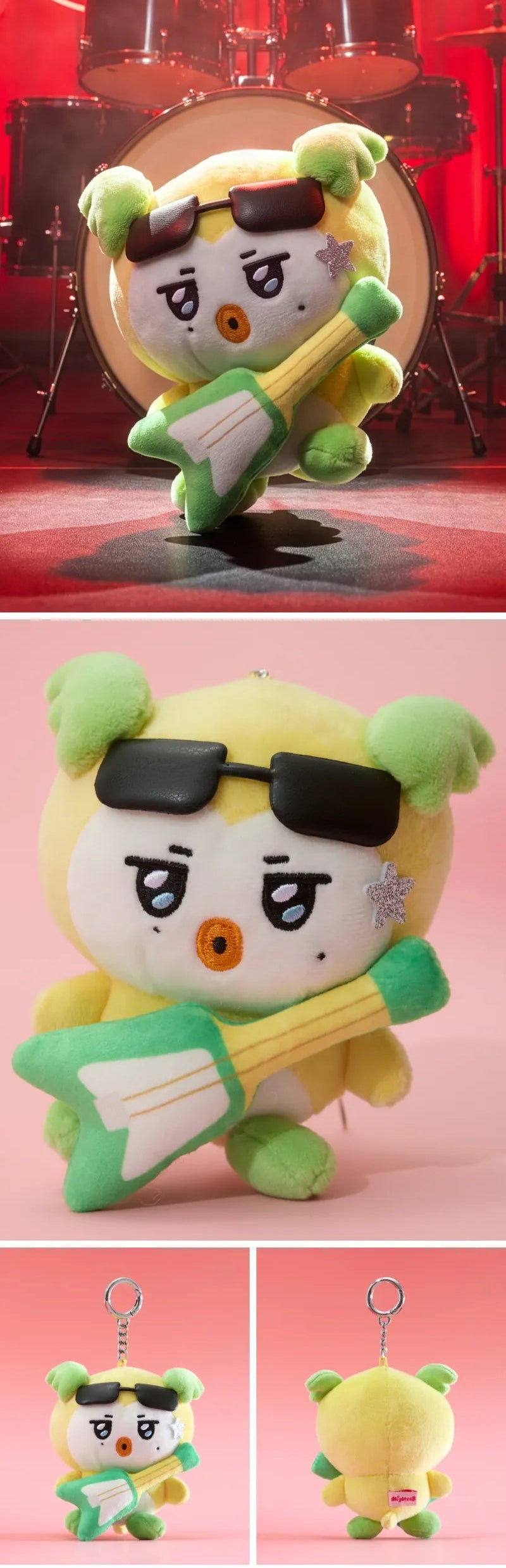 [PREORDER] ATEEZ MD 'MIGHTEEZ Rock The Stage' (Plush Keyring - ROCKSTAR)