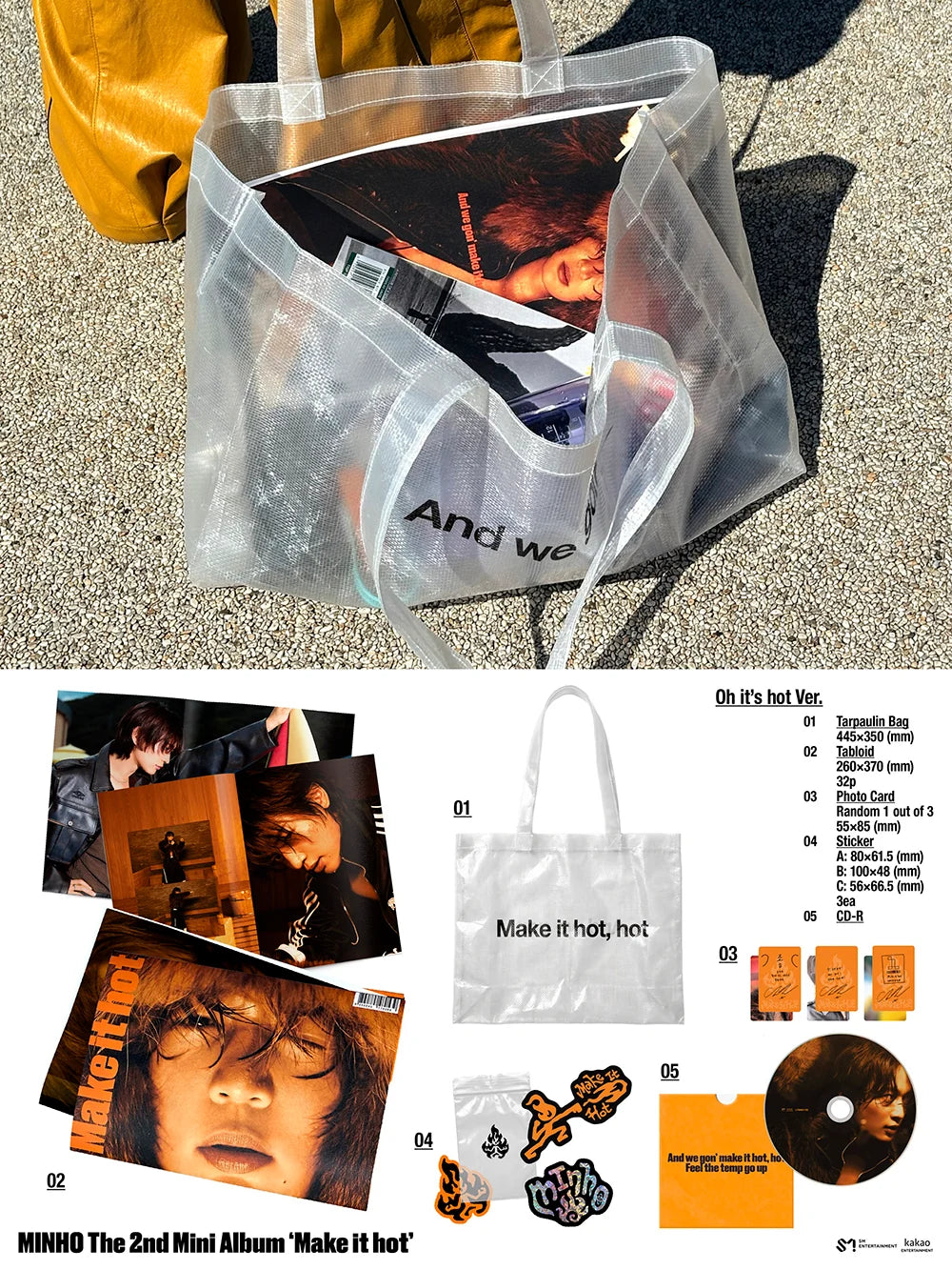 MINHO 2nd Mini Album 'Make it hot' (Oh it’s hot Ver.)