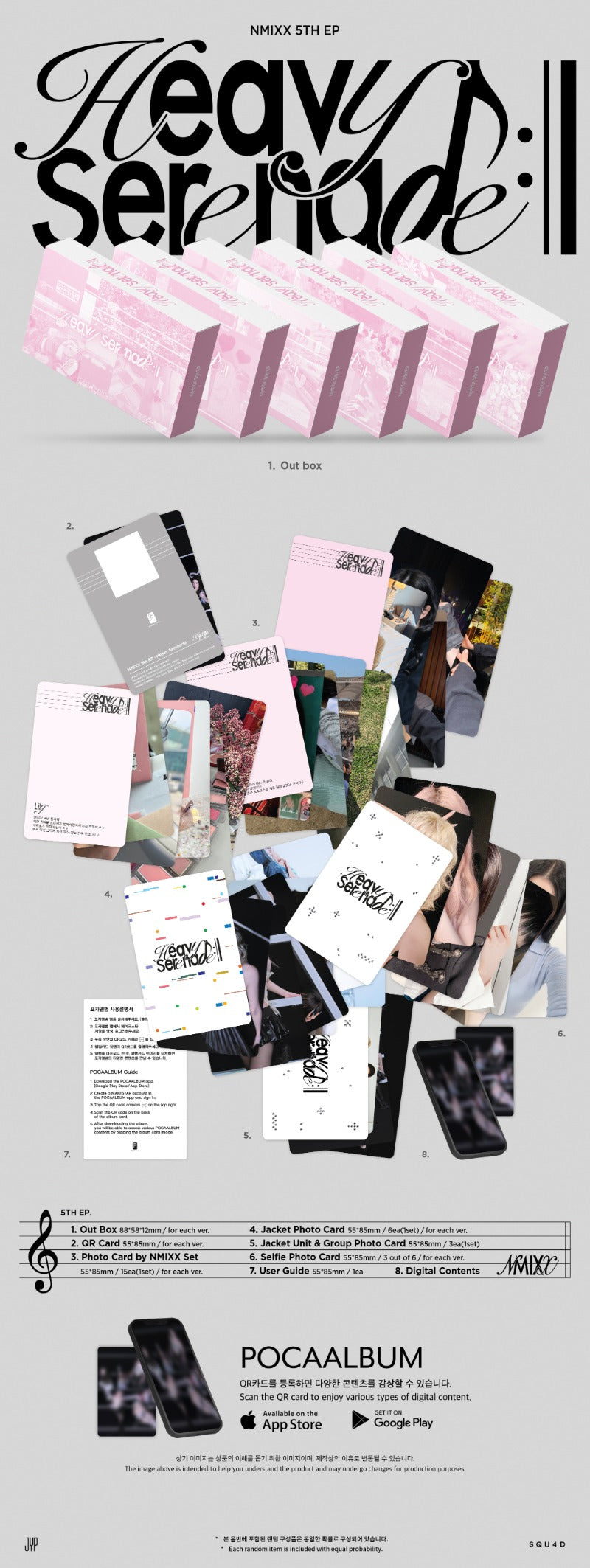 NMIXX 5th EP 'Heavy Serenade' (Platform Album POCAALBUM Ver.)