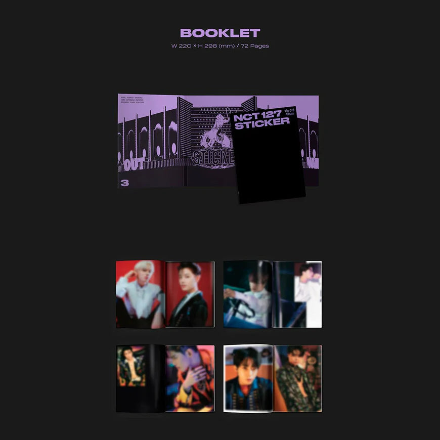 NCT 127 3rd Full Album 'Sticker' (Sticker Ver.)