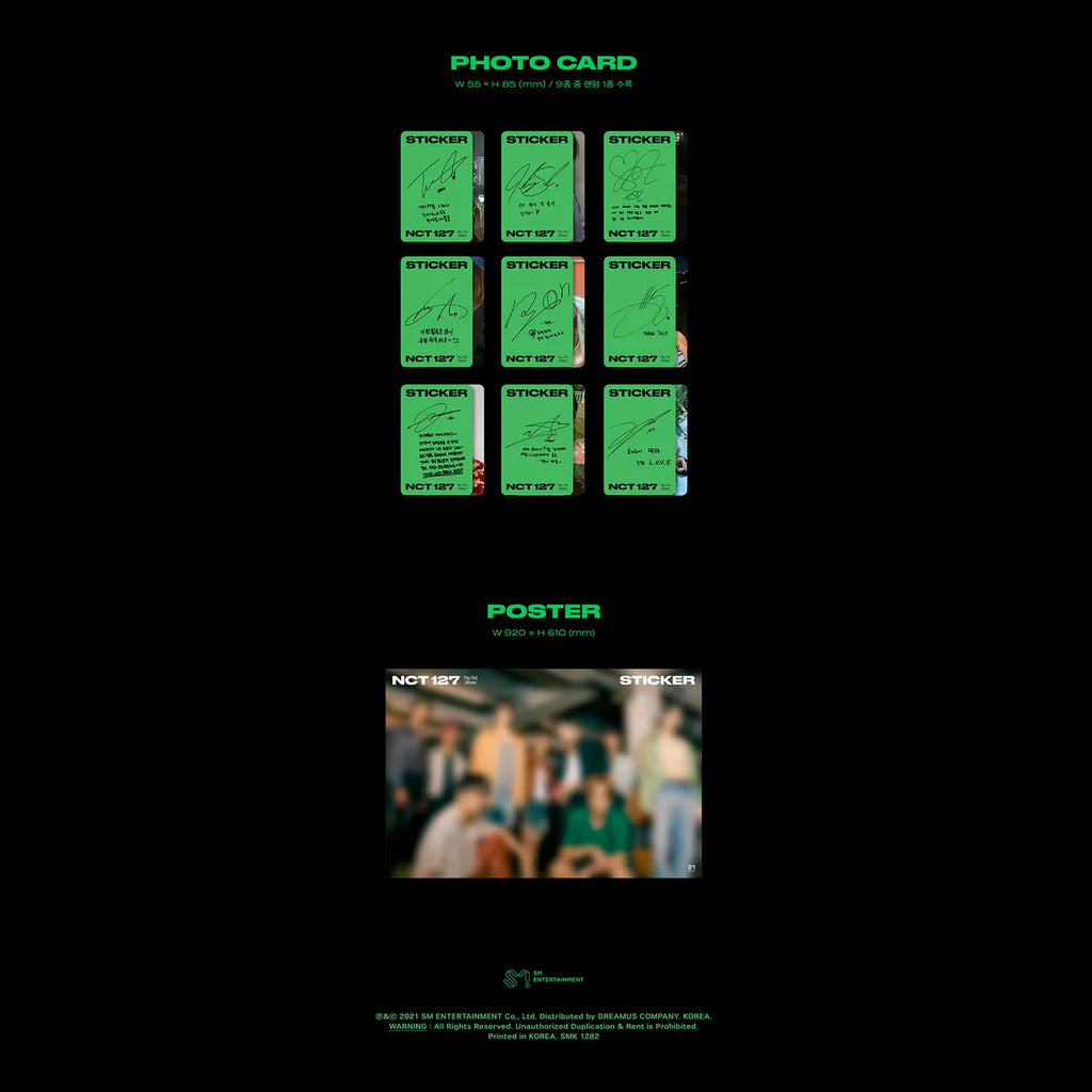 NCT 127 3rd Full Album 'Sticker' (Sticky Ver.)