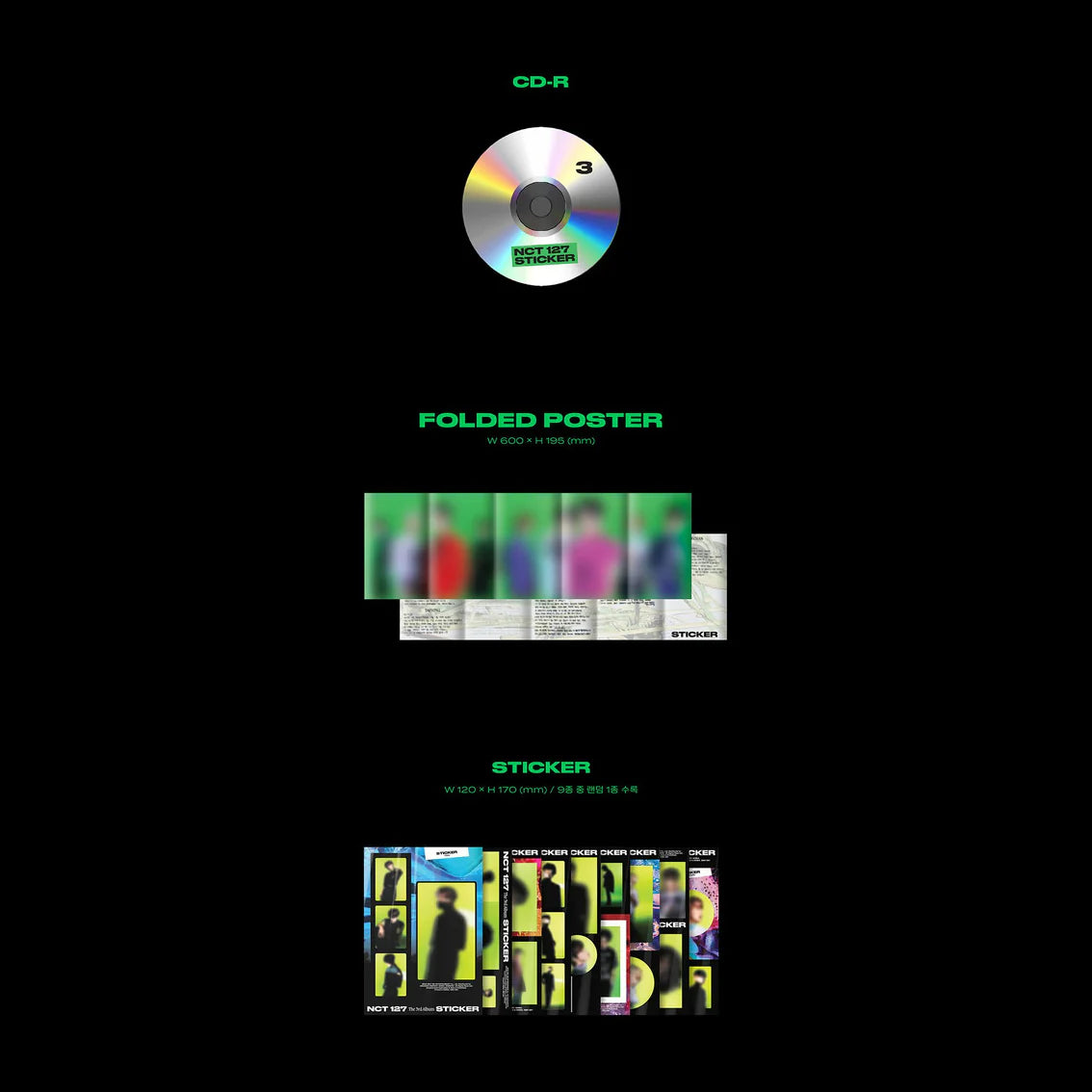 NCT 127 3rd Full Album 'Sticker' (Sticky Ver.)