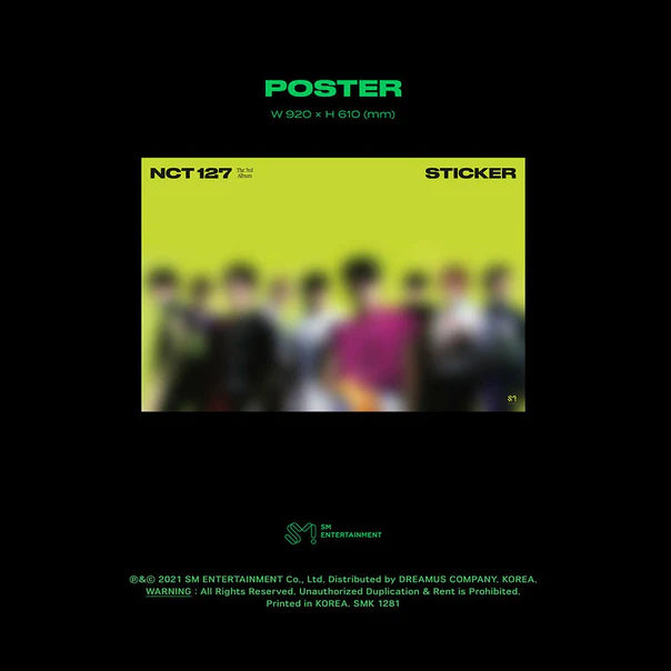 NCT 127 3rd Full Album 'Sticker' (Sticky Ver.)