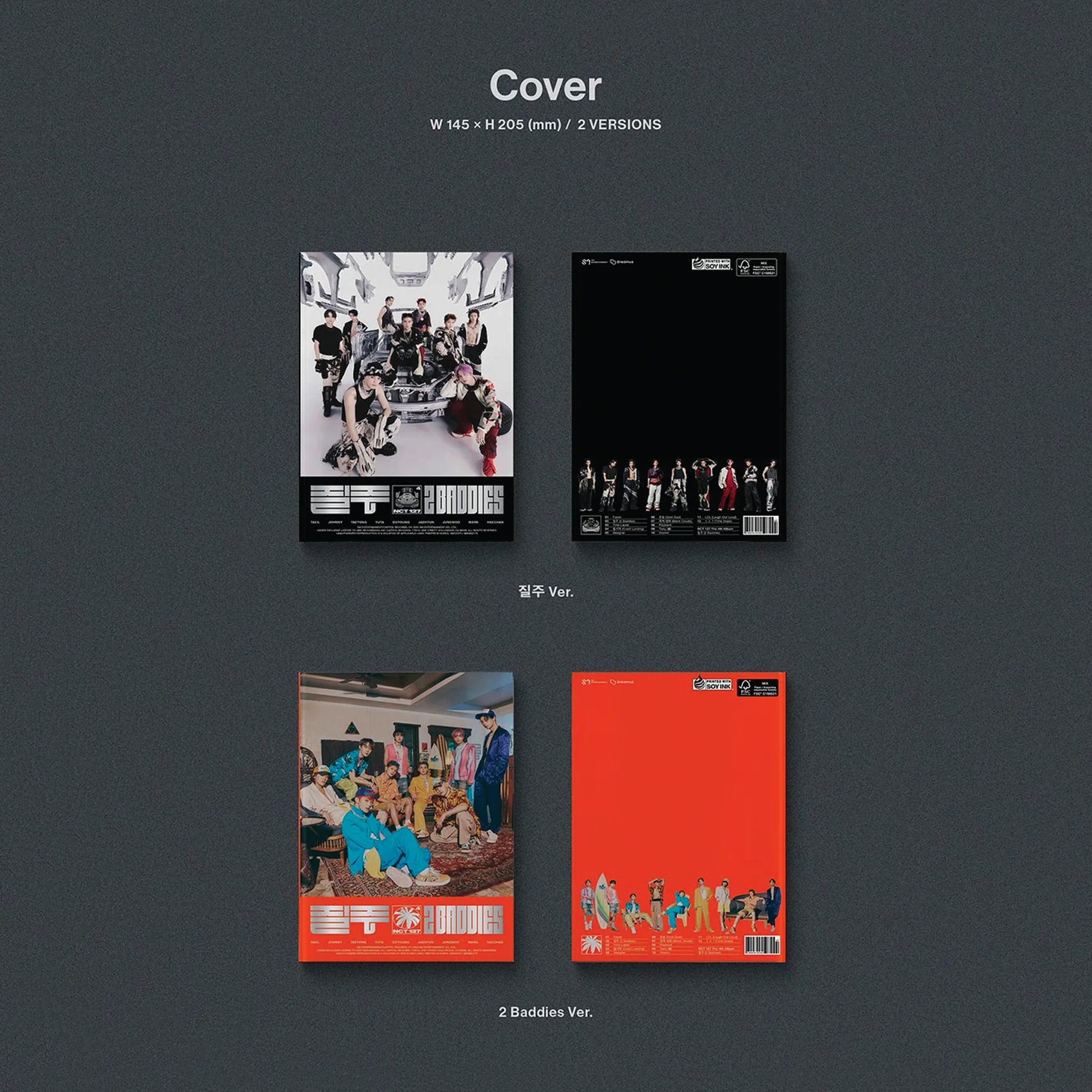 NCT127 4th Full Album '질주(2 Baddies)' (Photobook Ver.)