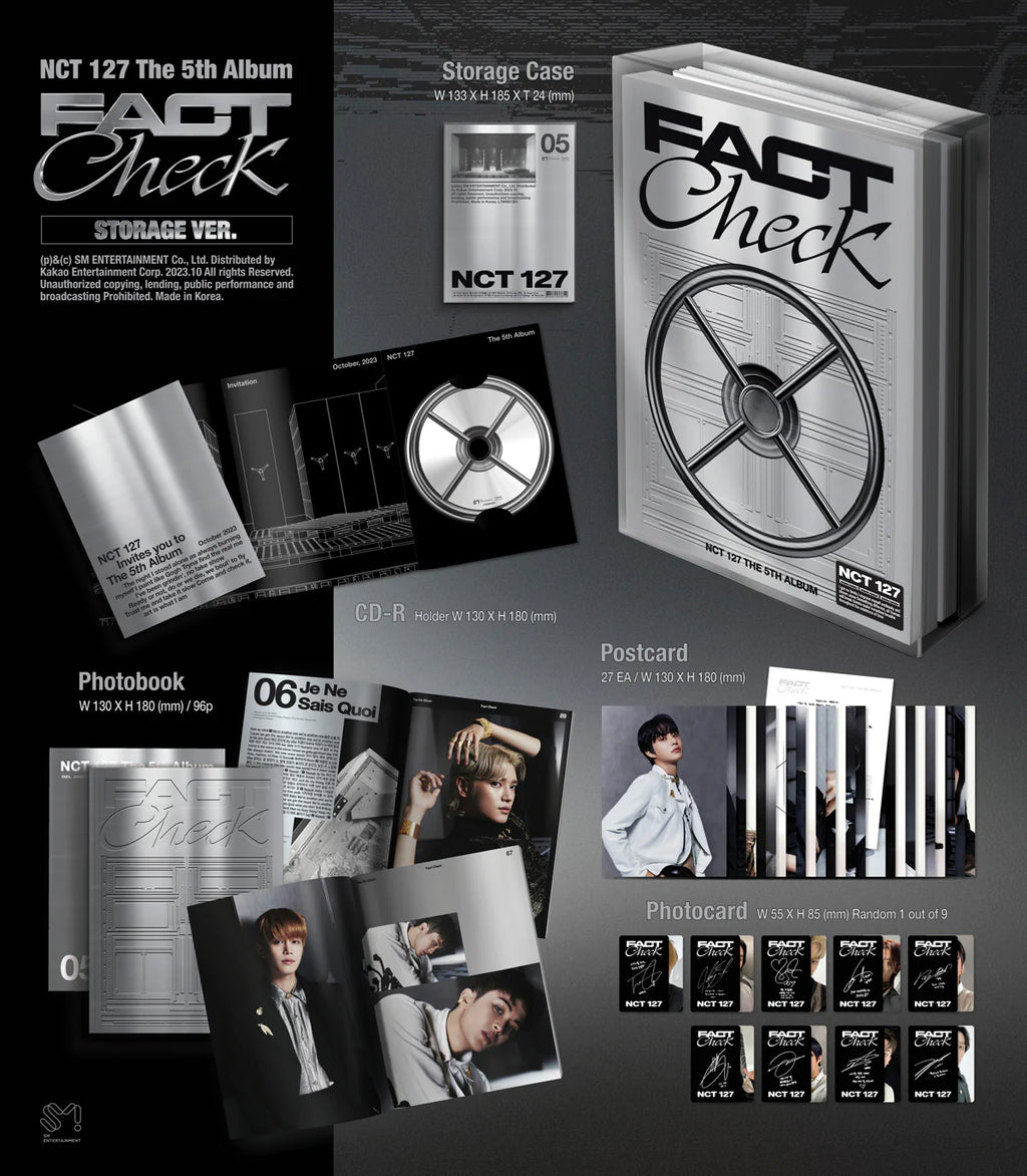 NCT 127 The 5th Album 'Fact Check' (Storage Ver.)