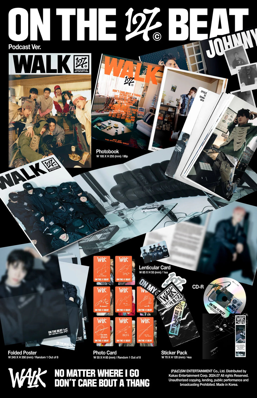 NCT 127 6th Full Album 'WALK' (Podcast Ver.)