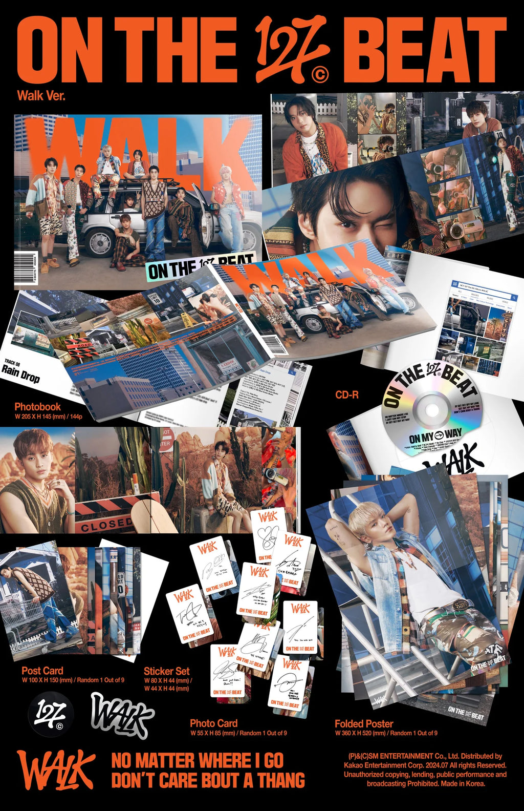 NCT 127 6th Full Album 'WALK' (Walk Ver.)