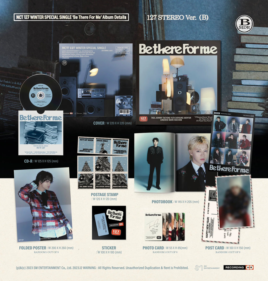 NCT 127 - Winter Special Single 'Be There For Me' (127 STEREO Ver.)