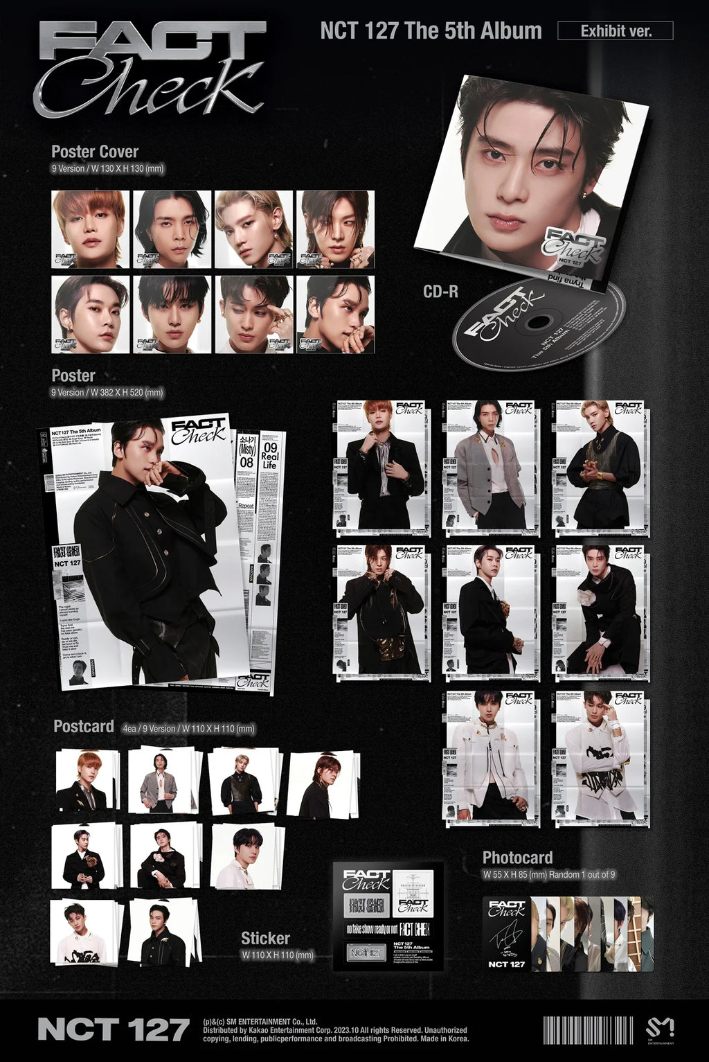 NCT 127 The 5th Album 'Fact Check' (Exhibit Ver.)