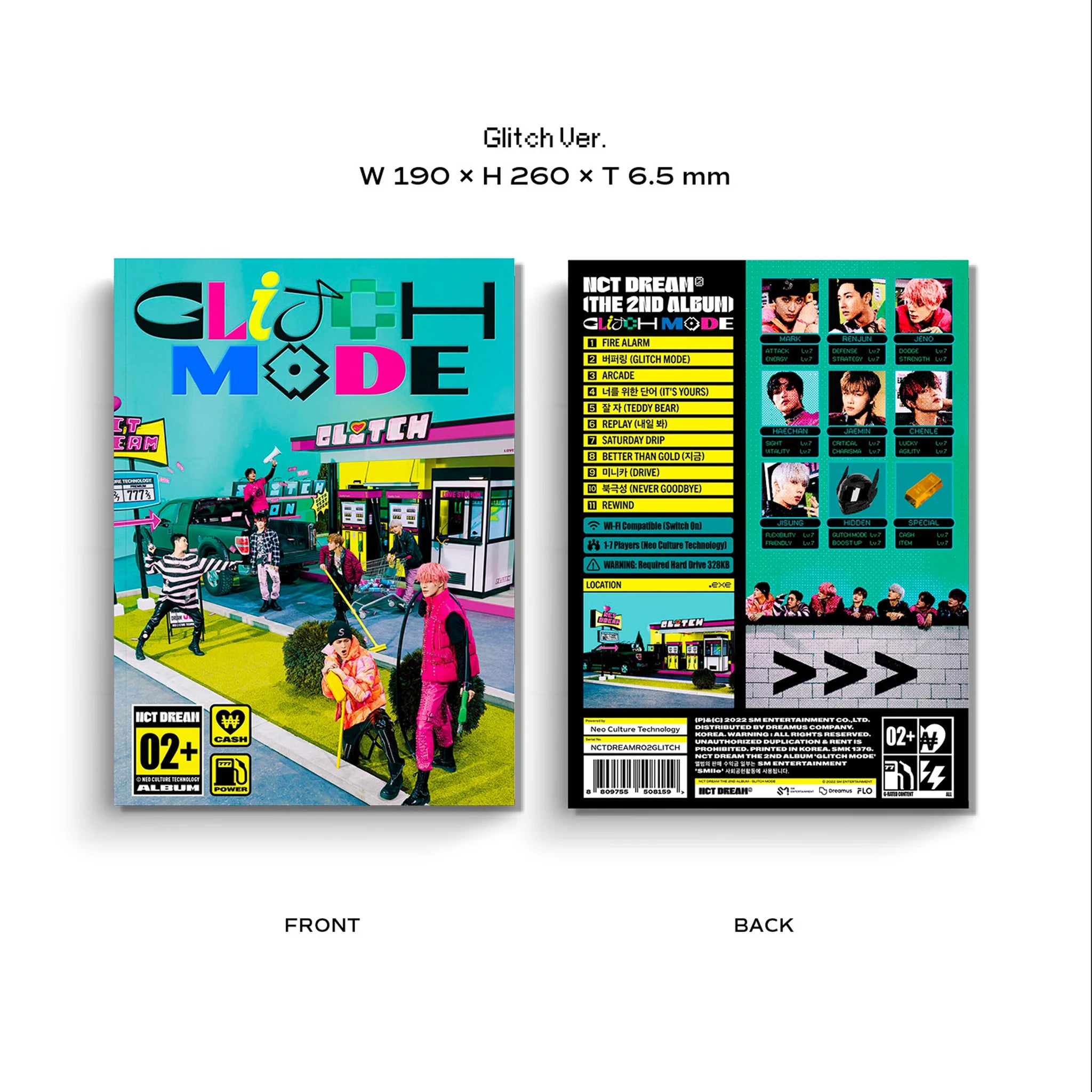 NCT Dream 2nd Full Album 'Glitch Mode' (Photobook Ver.)
