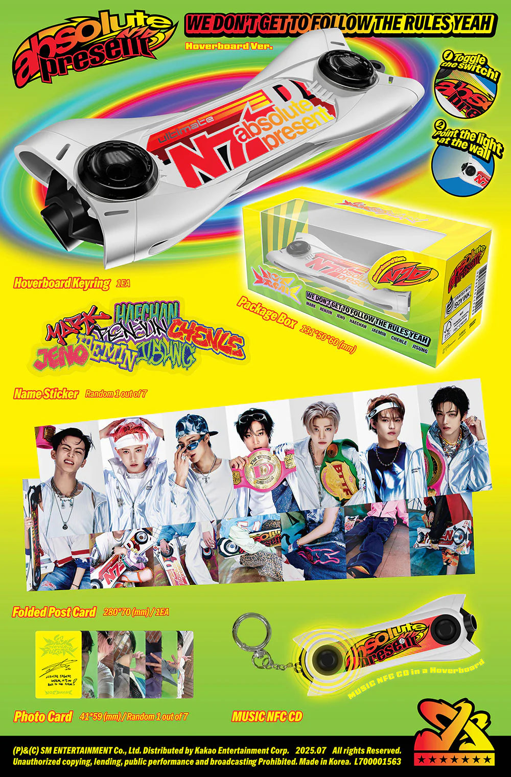 NCT DREAM 5th Full Album 'Go Back To The Future' (Hoverboard Ver.)