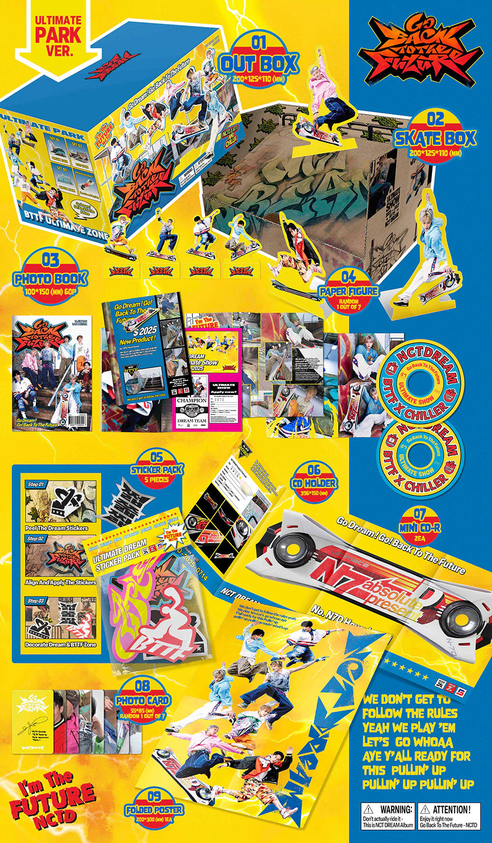 NCT DREAM 5th Full Album 'Go Back To The Future' (Ultimate Park Ver.)