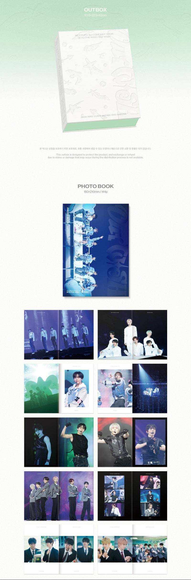 NCT WISH 1st CONCERT TOUR 'INTO THE WISH : Our WISH' (Blu-ray ver.)
