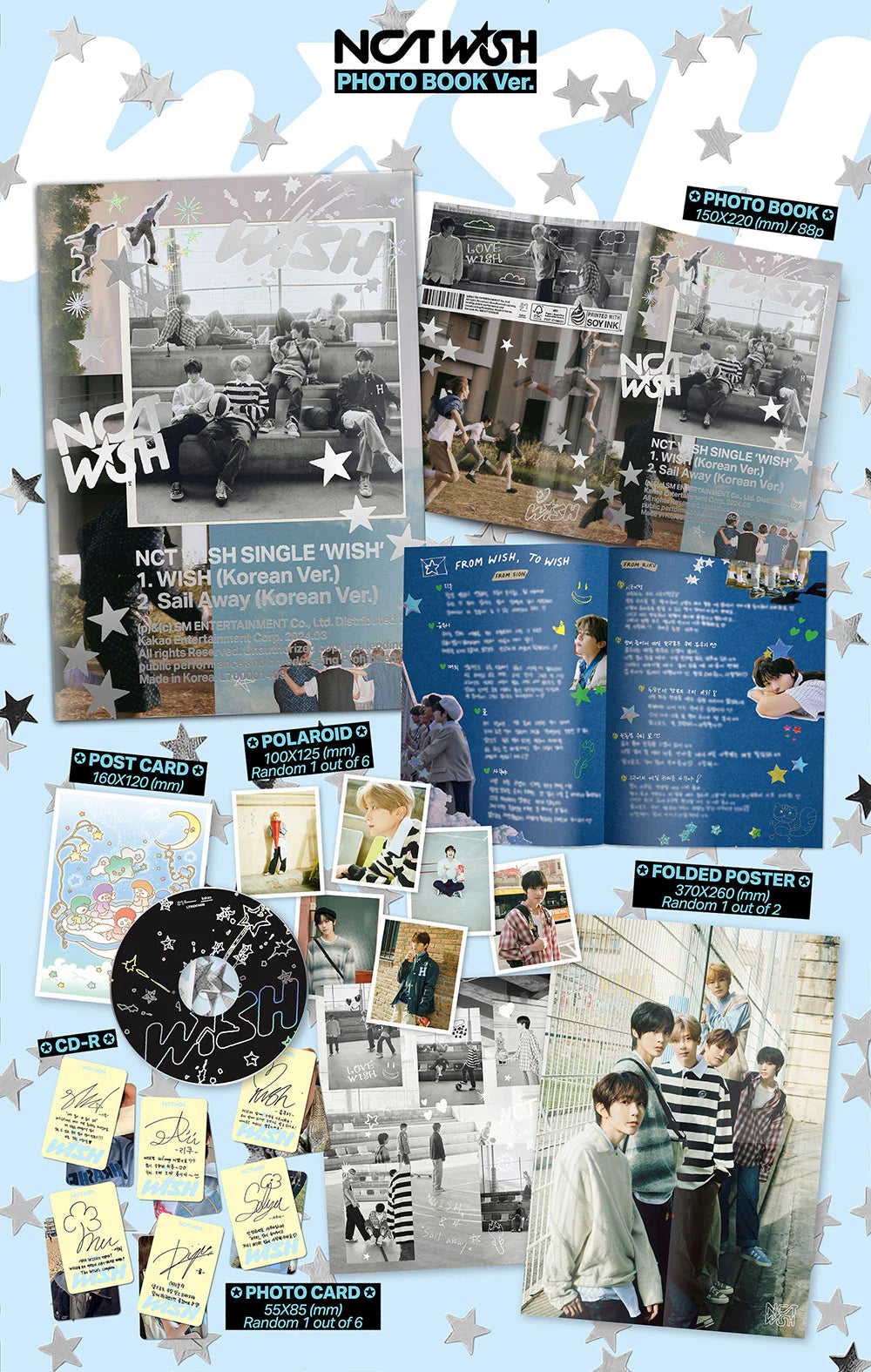 NCT WISH Debut Single 'WISH' (Photobook Ver.)