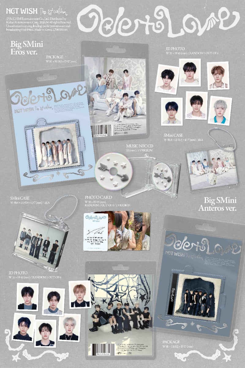 NCT WISH 1st Album 'Ode to Love' (Big SMini Ver.)